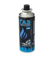 Балон газовий 1-разовий VIROK з цанговим з'єднанням (швидким) 227g/392ml. (E417) [4/28]