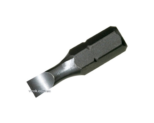Насадка викруткова USH Industry : шліц SLOT SL8х1,2 x 25 мм. Уп. 10 шт.