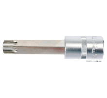 Головка торцева YATO квадрат 1/2 "TORX" подовжена Т70, L= 100 мм [20/120]