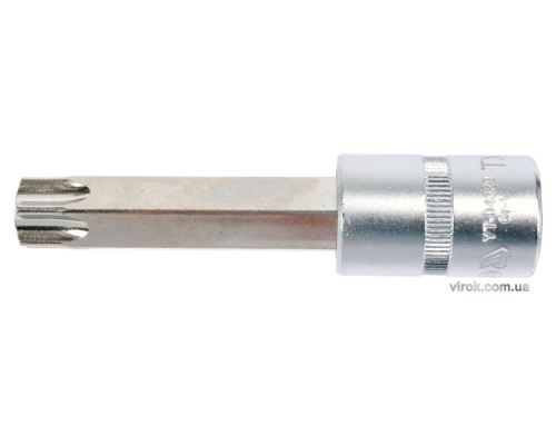 Головка торцева YATO квадрат 1/2 "TORX" подовжена Т70, L= 100 мм [20/120]