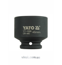 Головка торцева ударна 6-гранна YATO : квадрат 3/4", М= 46 мм, L= 62 мм [3/12]