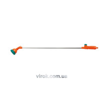 Зрошувач з подовженою трубкою 10-режимний FLO до шлангу 1/2", ABS-пластик + алюміній [12]