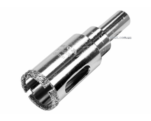 Свердло по гресу і кераміці YATO, Ø= 20 мм, при сухому і мокрому режимах [25/100]