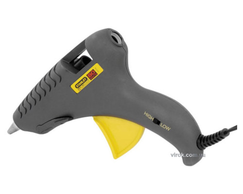 Пістолет клейовий мережевий STANLEY Ø=11,3 мм "DualMelt GR25". P=80 Вт