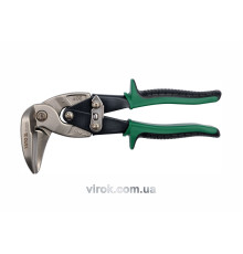 Ножницы по металлу YATO : L= 225 мм, правые изогнутые, Cr-Mo [6/36]