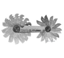 Різьбомір метричний 60° YATO з 24 шаблонами в діапазоні 0,25- 6,0 мм [30]