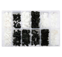 Шпинки для автосалоной обшивки MITSUBISHI YATO, разные, 12 типоразмеров, 370 шт. [20]