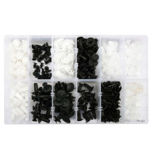 Шпинки для автосалоної обшивки MITSUBISHI YATO, різні, 12 типорозмірів, 370 шт. [20]