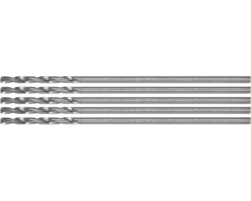 Сверло по металлу PREMIUM YATO: HSS 4241, к нержав. и высоколеговые стали, литья, Ø=1.0х35мм, 5шт[100]