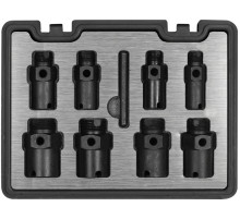 Набор для ремонта снаружи. и внутр. резьб YATO винтах М14/16/18/20/24/30х 1,5 мм; М27х 2,2мм, 9 шт