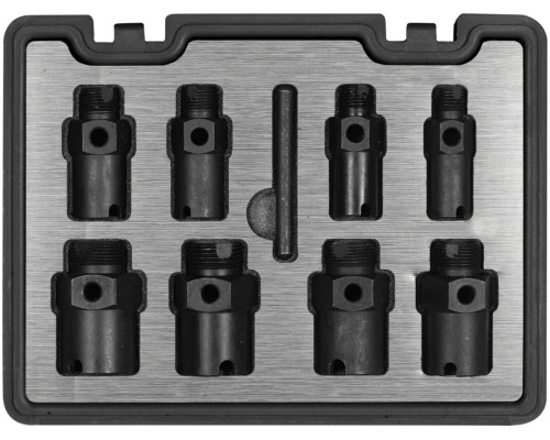 Набір для ремонту зовніш. і внутр. різьб YATO гвинтах М14/16/18/20/24/30х 1,5 мм; М27х 2,2мм, 9 шт