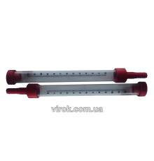 Трубки з наконечниками до водяного рівня для шлангу 8-10 мм ТМ VIROK, кпл. 2 шт.
