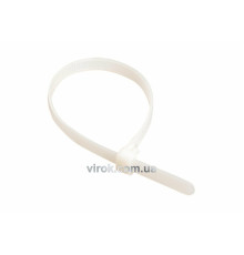 Хомут стяжний нейлоновий білий 200х2,5 100 шт. [300]