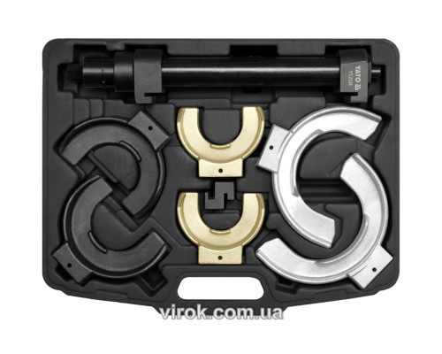 Знімач амортизаційних пружин YATO до l=300 мм McPherson; заг. l=400 мм, макс. зусилля-1500 кг [1/24]