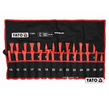 Знімачі для демонтажу обшивки автомобільного салону YATO : нейлон, 27 шт, в плахті [10]