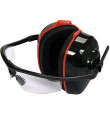 Навушники протишумні комбіновані з захисними окулярами YATO(DW)