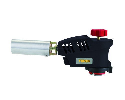 Пальник газовий VIROK з цанговим (швидке) з'єднанням, Piezo ceramic