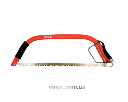 Пила лучковая YATO: по дереву, L=450 мм [12/24]