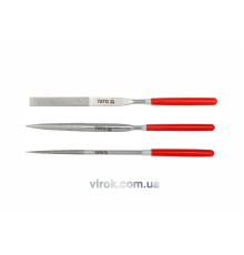Надфіль алмазний YATO Набір. 4х160х50мм 3пр. [30/300]
