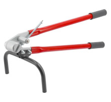 Сгибатель ручной крюков для желоба YATO l= 630 мм, угол раб.- 30-90˚, шир/глуб зазора- 8/30 мм, прут Ø≤ 6мм