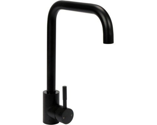 Змішувач води для раковини "STEELY BLACK 2" FALA з кульовим регулятором, чорний [10]