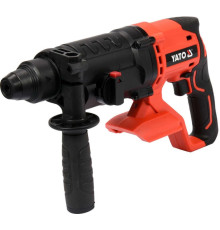 Перфоратор акумуляторний SDS+ YATO : Li-Ion 18В,J=2.4 Дж,Ø≤24 мм(бет), 3 реж(БЕЗ АКУМУЛЯТОРА) заряд.