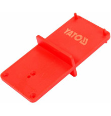 Шаблон розмічальний YATO для встановлення дверних завісів 35/40 мм, 85х 40х 22 мм [50]