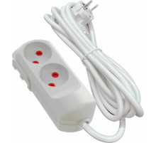 Подовжувач мережевий VIROK: l= 3 м, з 2 гніздами без заземлення