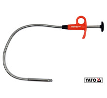 Схоплювач магнітний на гнучкому тримачі YATO : L= 585 мм, з LED підсвіткою [10/60]