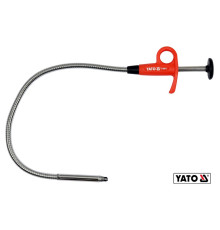 Схоплювач магнітний на гнучкому тримачі YATO : L= 585 мм, з LED підсвіткою [10/60]