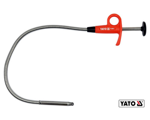 Схоплювач магнітний на гнучкому тримачі YATO : L= 585 мм, з LED підсвіткою [10/60]