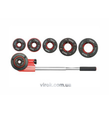 Набір різьбонарізний для труб YATO : Ø= 1/4"; 3/8"; 1/2"; 3/4"; 1"; 5/4". 7 шт. [4]