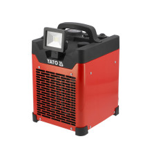 Нагрівач мережевий з лампою і вентилятором YATO: 230В, 3,3 кВт обігрів S≤ 30 м² реж- 40/2200/3300 Вт