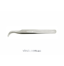 Пінцет вигнутий YATO : L= 115 мм [20/240]
