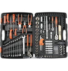 Набір головок торцевих, насадок STHOR : квадрат 1/2" з інструментами [122 Од.] [2/36]