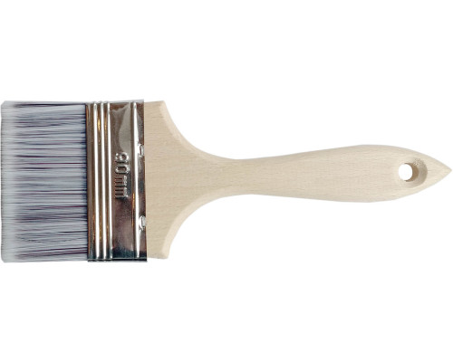 Кисть малярная плоская воскованая, b= 90 мм SUPER PROFI TM VIROK, три вида щетины