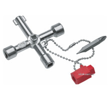 Ключ універсальний до розподільних шаф/щитів NWS "Electro" з насадкою 14" PH2/ 1x 7 мм, ланцюгом