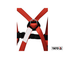 Шлейки безопасности с лямками корпуса тела и амортизатор YATO для высотных работ, полиэстеровые [10]