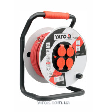 Подовжувач мережевий YATO на котушці : L= 40 м. 3-жильний S=2,5 мм² [1]