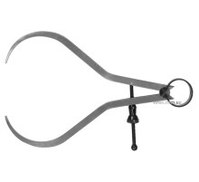 Кронциркуль для зовнішніх вимірів YATO : l= 150 мм, з гвинтовим фіксатор і на пружині [50]