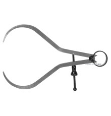 Кронциркуль для внешних измерений YATO : l= 150 мм, с винтовым фиксатором и на пружине [50]