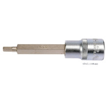 Головка торцевая YATO квадрат 1/2 HEX M5, L=100 мм. удлиненная [20/120]