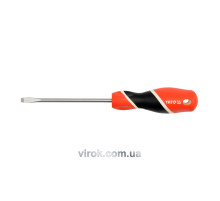 Отвертка плоская YATO: шлиц SL5 х 150 мм [12/60/240]