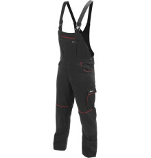 Комбінезон робочий COMFY YATO розмір XXL, чорно-червоний, 9 кишень, 100% бавовна [10]