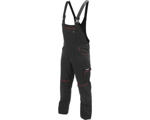 Комбінезон робочий COMFY YATO розмір XXL, чорно-червоний, 9 кишень, 100% бавовна [10]