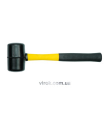 Молоток гумовий VOREL з склопластиковою ручкою, Ø=50 мм [12/48]