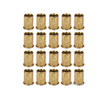 Нітогайка сталева YATO; М4, l= 11 мм, 20 шт. [100]