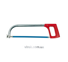 Ножівка по металу VOREL : L= 300 мм, хромований корпус, пластикова ручка [12/60]