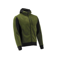 Худой флисовый из полиэстера YATO размер 3XL, зелено-черный, 5 карманов [20]