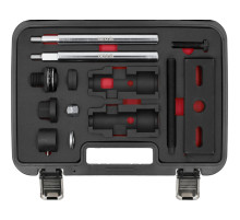 Набір інструментів для демонтажу форсунок в дизельних двигунах групи FORD  YATO : 16 елем. [2]